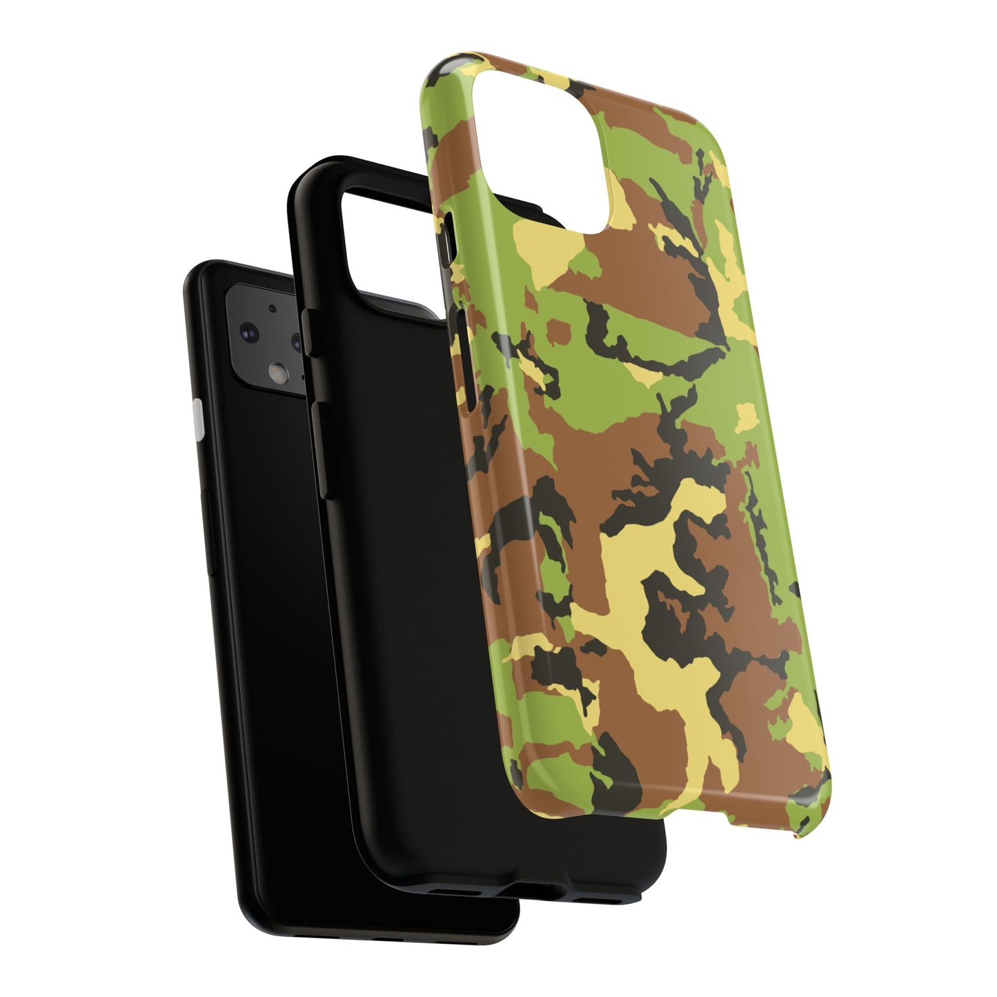 Camo Tough Phone Case - Durable Military Style Cover for Adventure Lovers