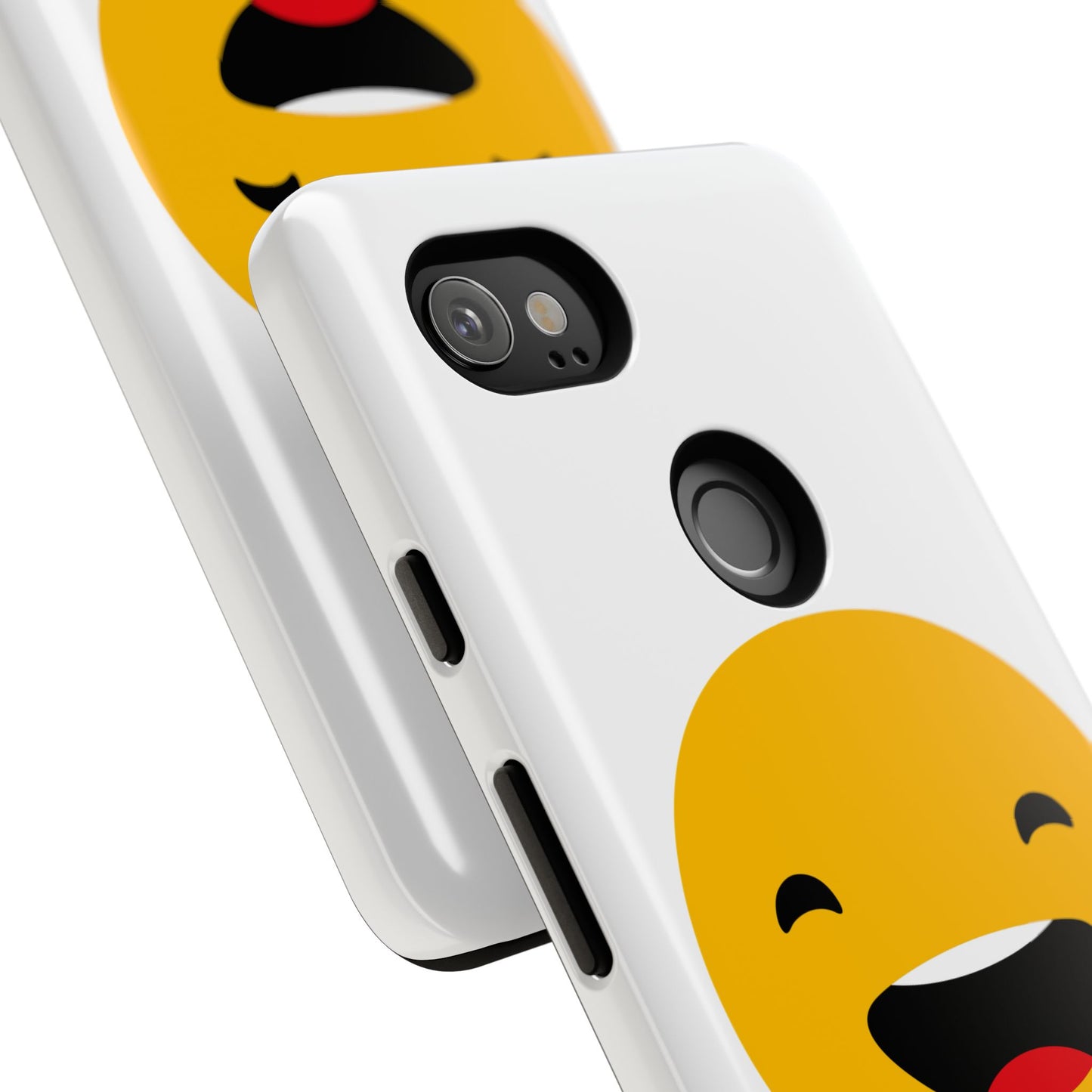 Happy Face Tough Phone Case - Durable Protection with Smile Design