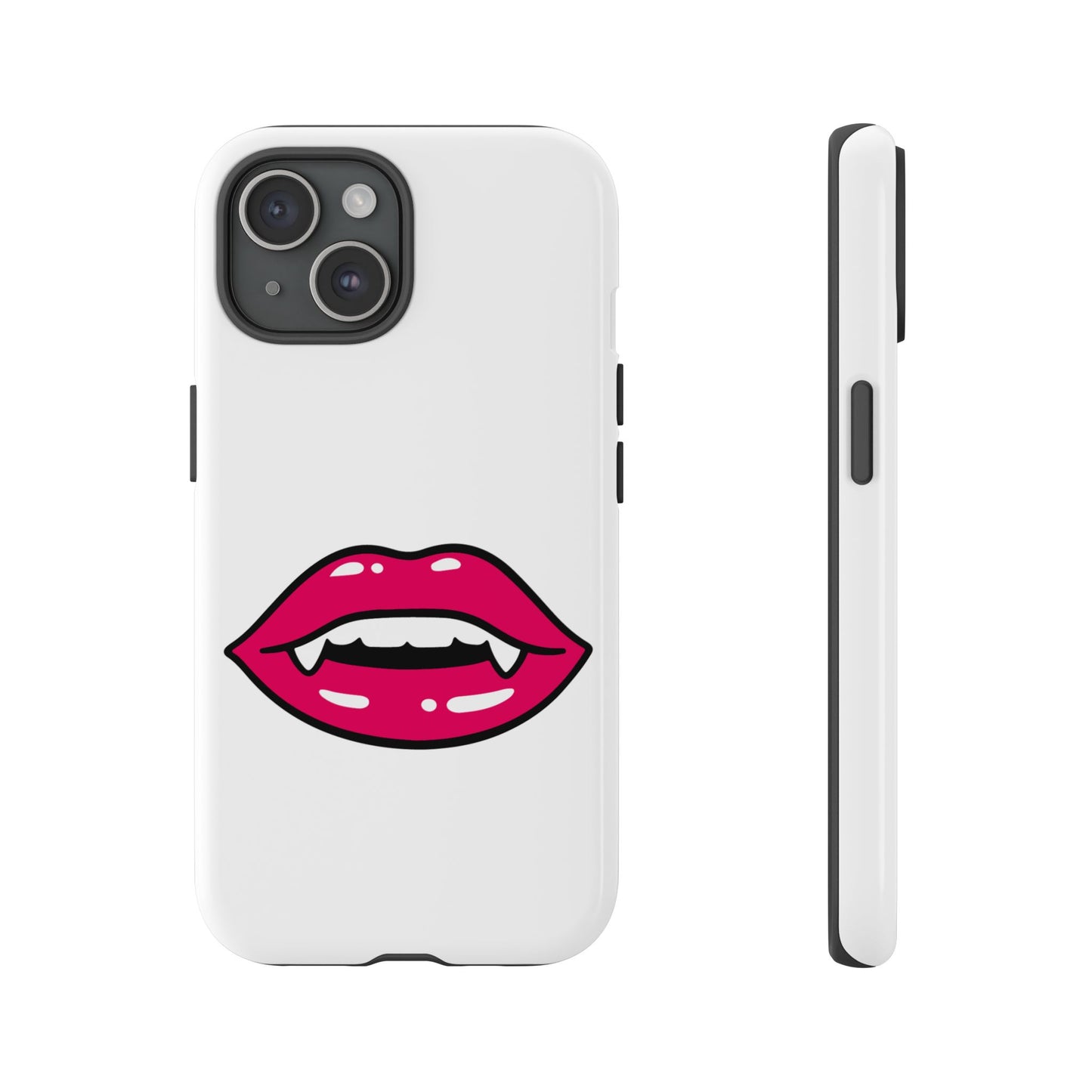 Vampire Mouth Phone Case - Tough Cases for Halloween, Gift for Spooky Lovers, Quirky Phone Accessories, Fun Tech Gear