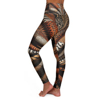 Bohemian High Waisted Yoga Leggings - Stylish Workout Leggings, Activewear, Fitness Fashion, Yoga Pants, Boho Leggings,
