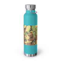 Camouflage Insulated Water Bottle - 22oz Durable Travel Flask