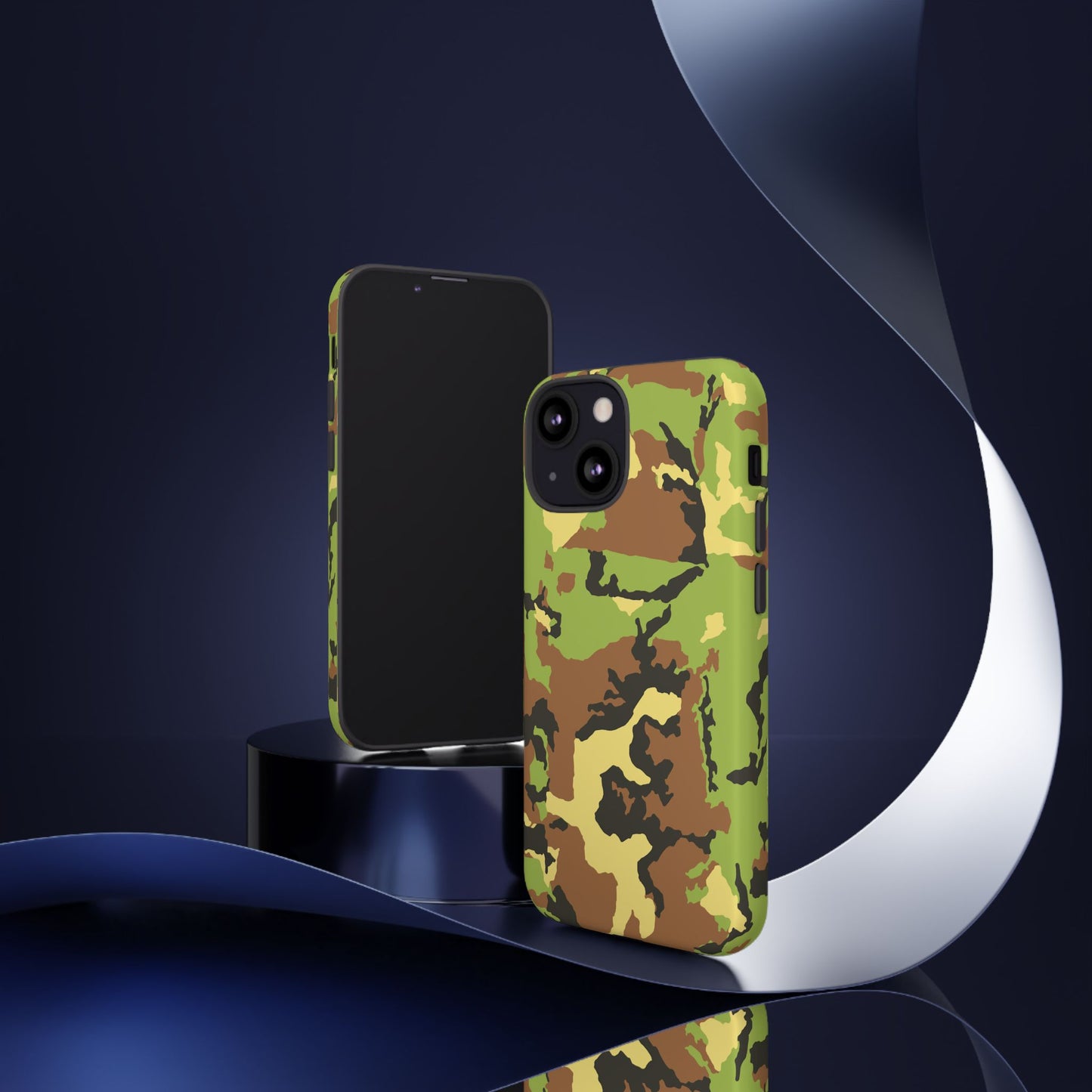 Camo Tough Phone Case - Durable Military Style Cover for Adventure Lovers