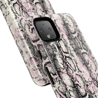 Stylish Snake Print Phone Case – Trendy Design, Tough Protection  Make a bold fashion statement while keeping your phone safe with this sleek and durable snake print case.