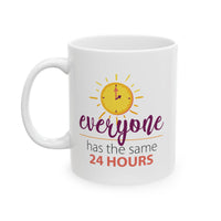 Sunshine Ceramic Mug, Coffee Cup for Morning Motivation, Gift for Friends, Inspirational Quote, Self-Care Reminder