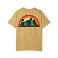 Rainbow Animal Scene Unisex T-Shirt - Nature Lover's Gift