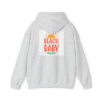 Beach Baby Hooded Sweatshirt | Summer Vibes, Beach Lover Gift, Unisex Casual Wear, Cozy Hoodie, Fun Beachwear