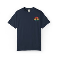 Sunset Silhouette Unisex T-Shirt, Perfect for Nature Lovers, Pet Owners, Casual Days, Summer Outings, Gift for Him or Her