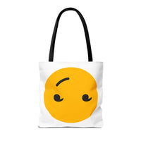 Playful Smiley Tote Bag - Cute and Fun Design for Everyday Use