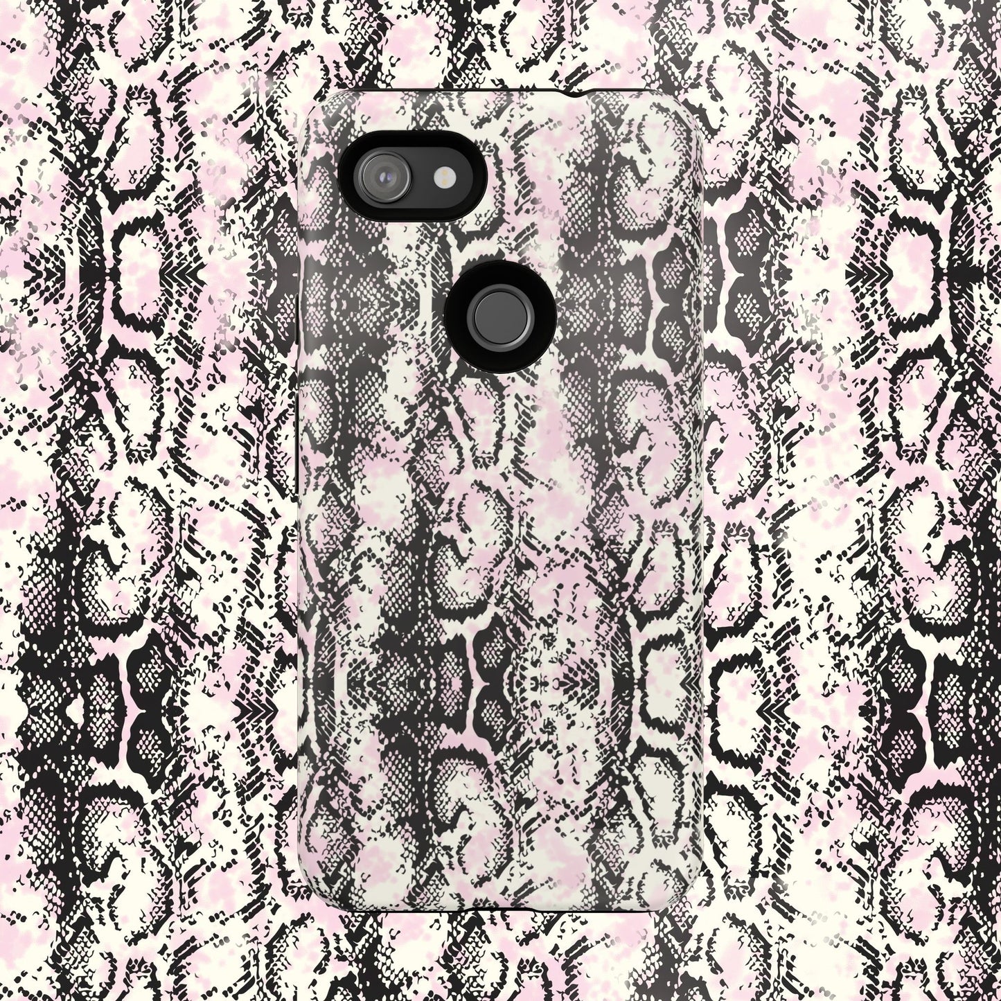 Stylish Snake Print Phone Case - Tough Protection for Trendsetters