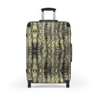 Stylish Snake Print Suitcase – Trendy Luggage for Fashion-Forward Travelers