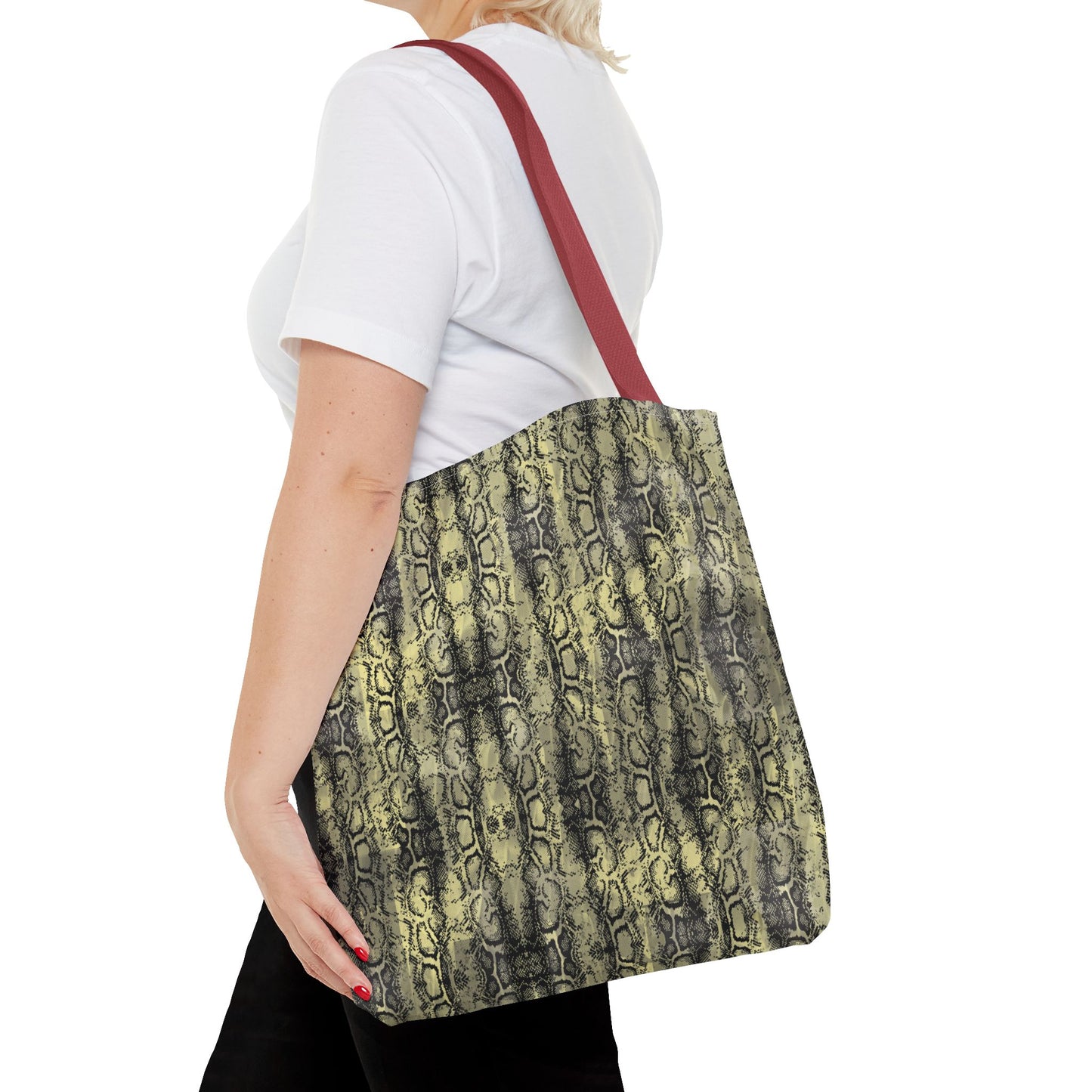 Stylish Snake Print Tote Bag – Eco-Friendly, Perfect for Everyday Use