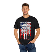 Patriotic T-shirt for Veterans, Memorial Day, Independence Day, Military Support, Casual Wear, Unisex Tee