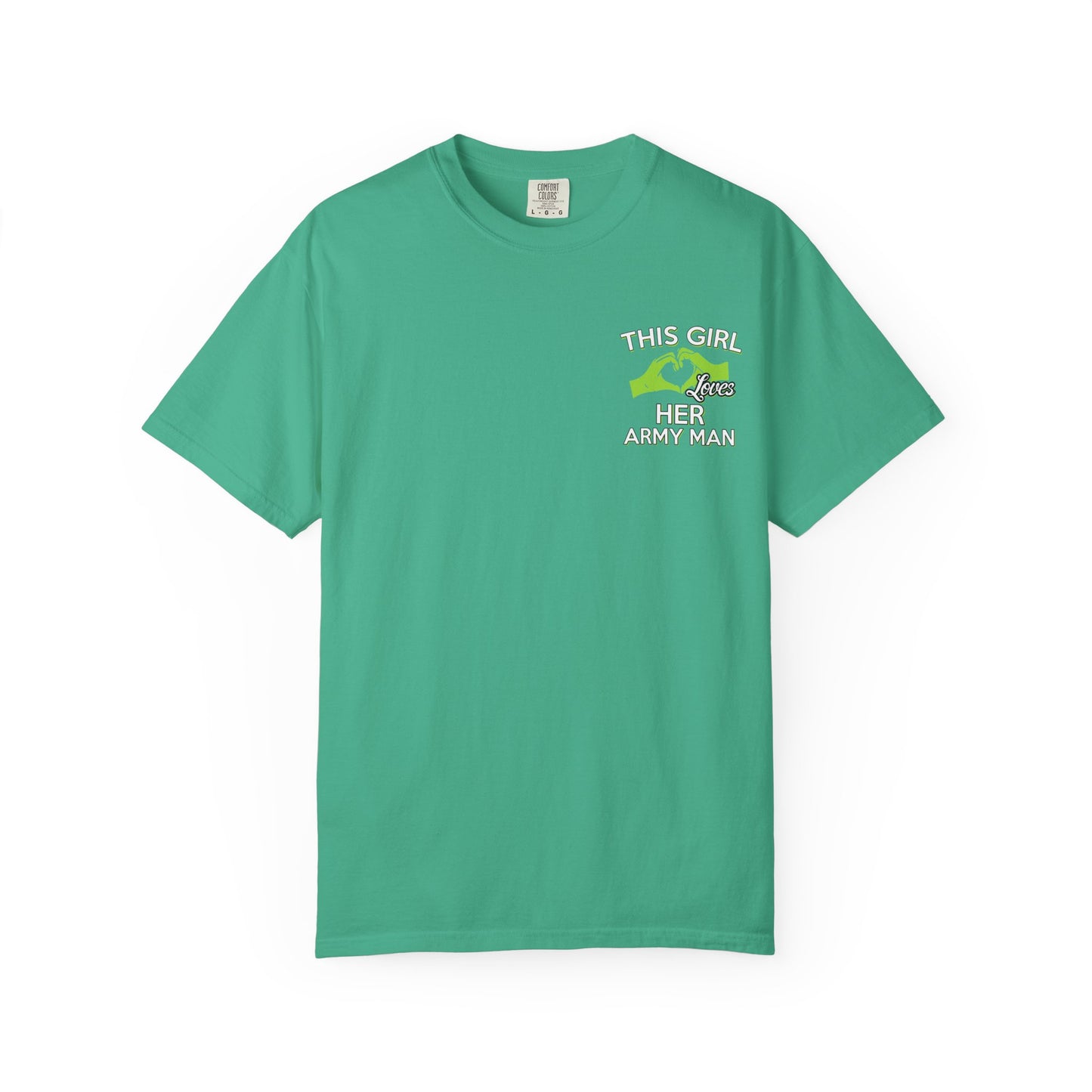 Army Wife Love T-shirt - Cute Gift for Military Girlfriends, Support Our Troops Apparel, Unisex Casual Tee, Army Partner