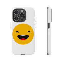 Happy Face Tough Phone Case - Durable Protection with Smile Design