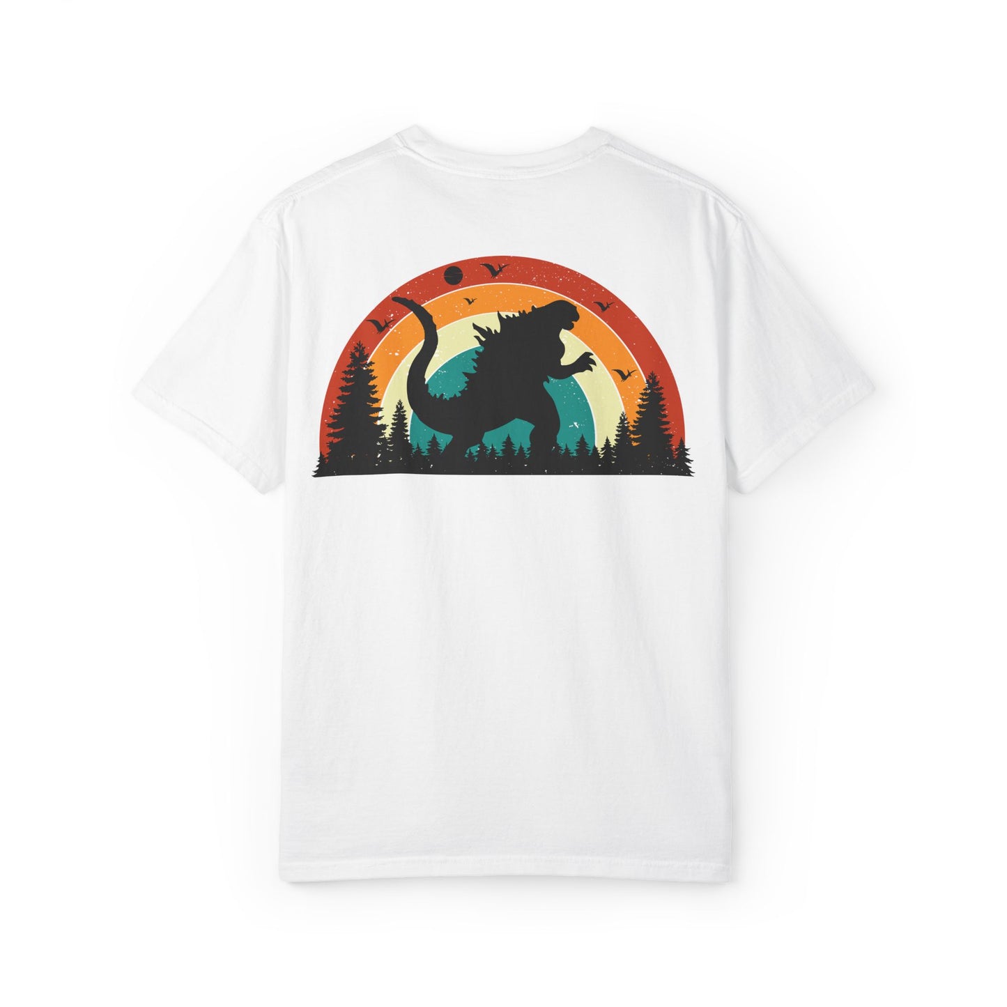 Retro Sunset Dinosaur Unisex T-Shirt
