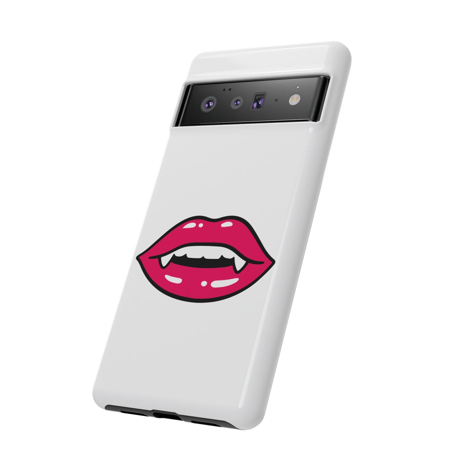 Vampire Mouth Phone Case - Tough Cases for Halloween, Gift for Spooky Lovers, Quirky Phone Accessories, Fun Tech Gear