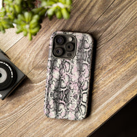 Stylish Snake Print Phone Case - Tough Protection for Trendsetters