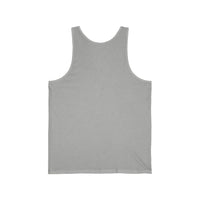 Unisex Jersey Tank - Howling Dog & Birds Design