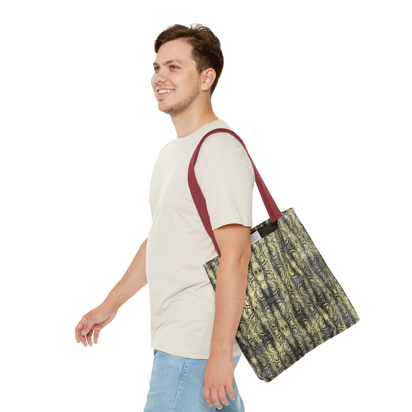 Stylish Snake Print Tote Bag – Eco-Friendly, Perfect for Everyday Use