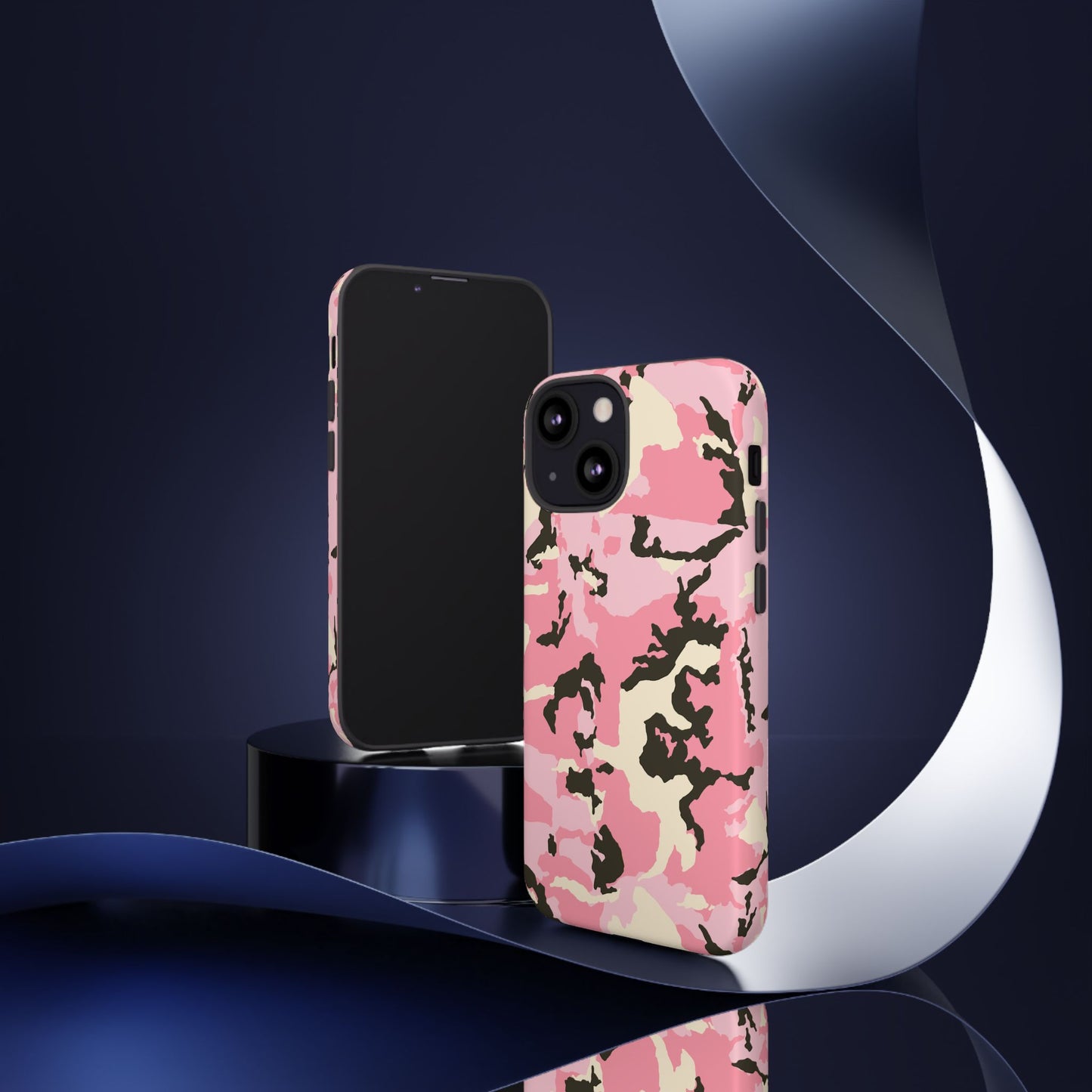 Stylish Pink Camouflage Phone Case – Tough Cases for Trendsetters