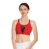Red Fantasy Fairy Sports Bra – Stylish and Comfortable Activewear
