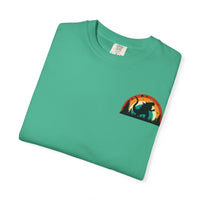 Retro Sunset Dinosaur Unisex T-Shirt