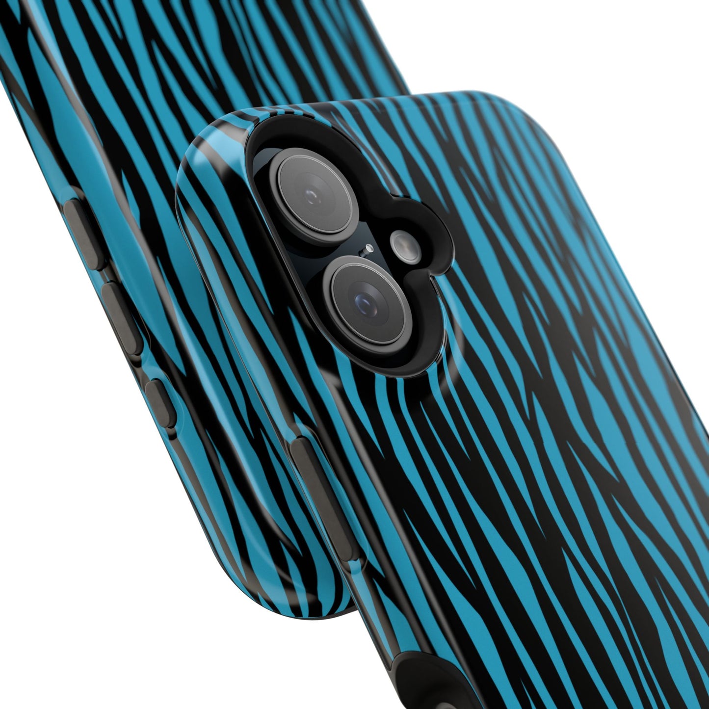 Zebra Print Magnetic Tough Case for iPhone - Durable & Stylish Phone Protection