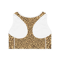 Leopard Print Sports Bra for Active Lifestyles