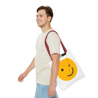 Smiley Face Tote Bag - Fun and Cheerful Everyday Accessory