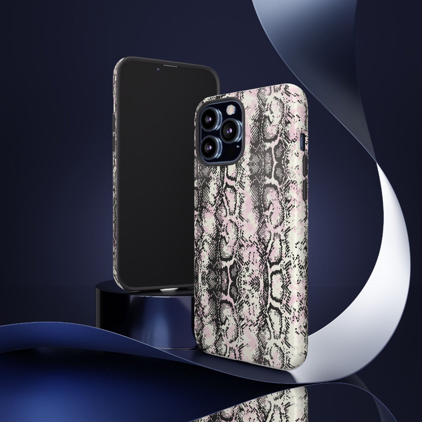 Stylish Snake Print Phone Case – Trendy Design, Tough Protection  Make a bold fashion statement while keeping your phone safe with this sleek and durable snake print case.