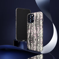 Stylish Snake Print Phone Case – Trendy Design, Tough Protection  Make a bold fashion statement while keeping your phone safe with this sleek and durable snake print case.