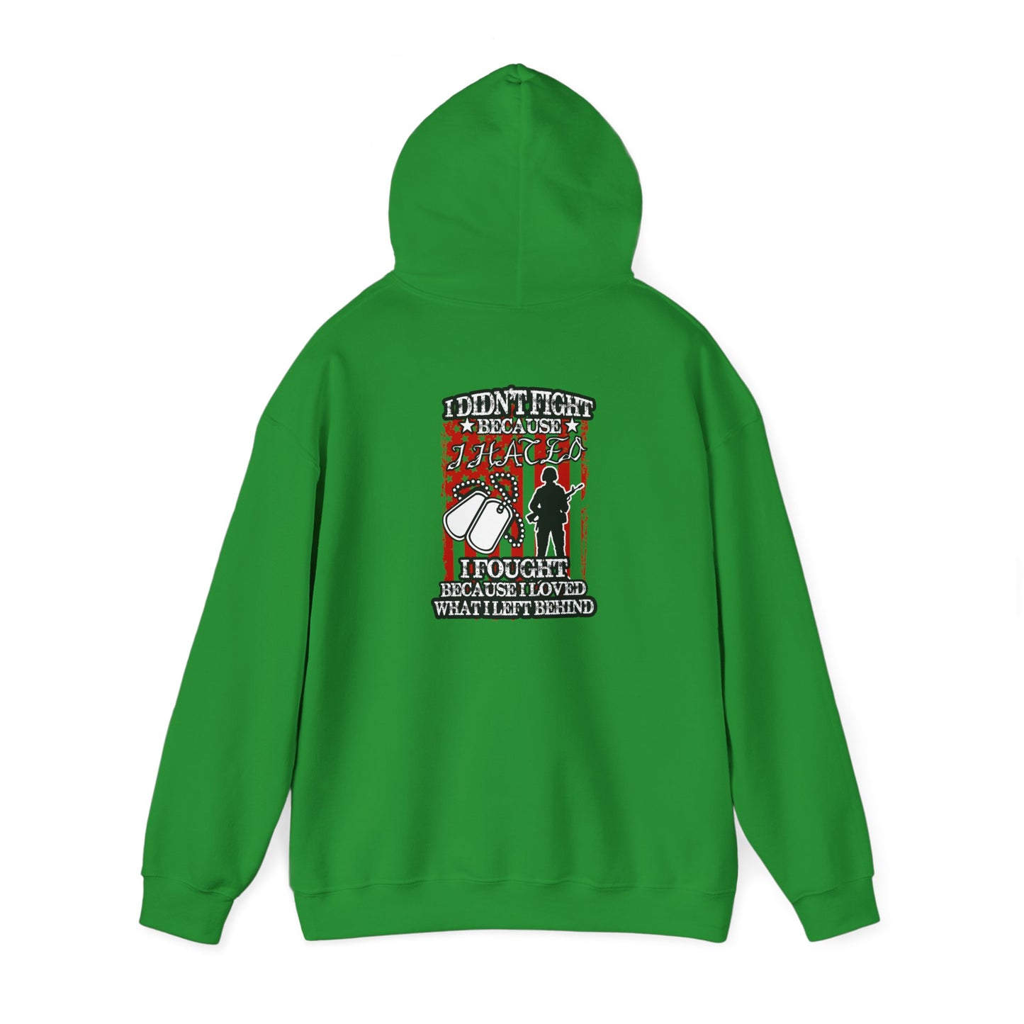 Military Supporter Hoodie, Patriotic Sweatshirt, Independence Day Gift, Veteran Clothing, USA Flag Apparel