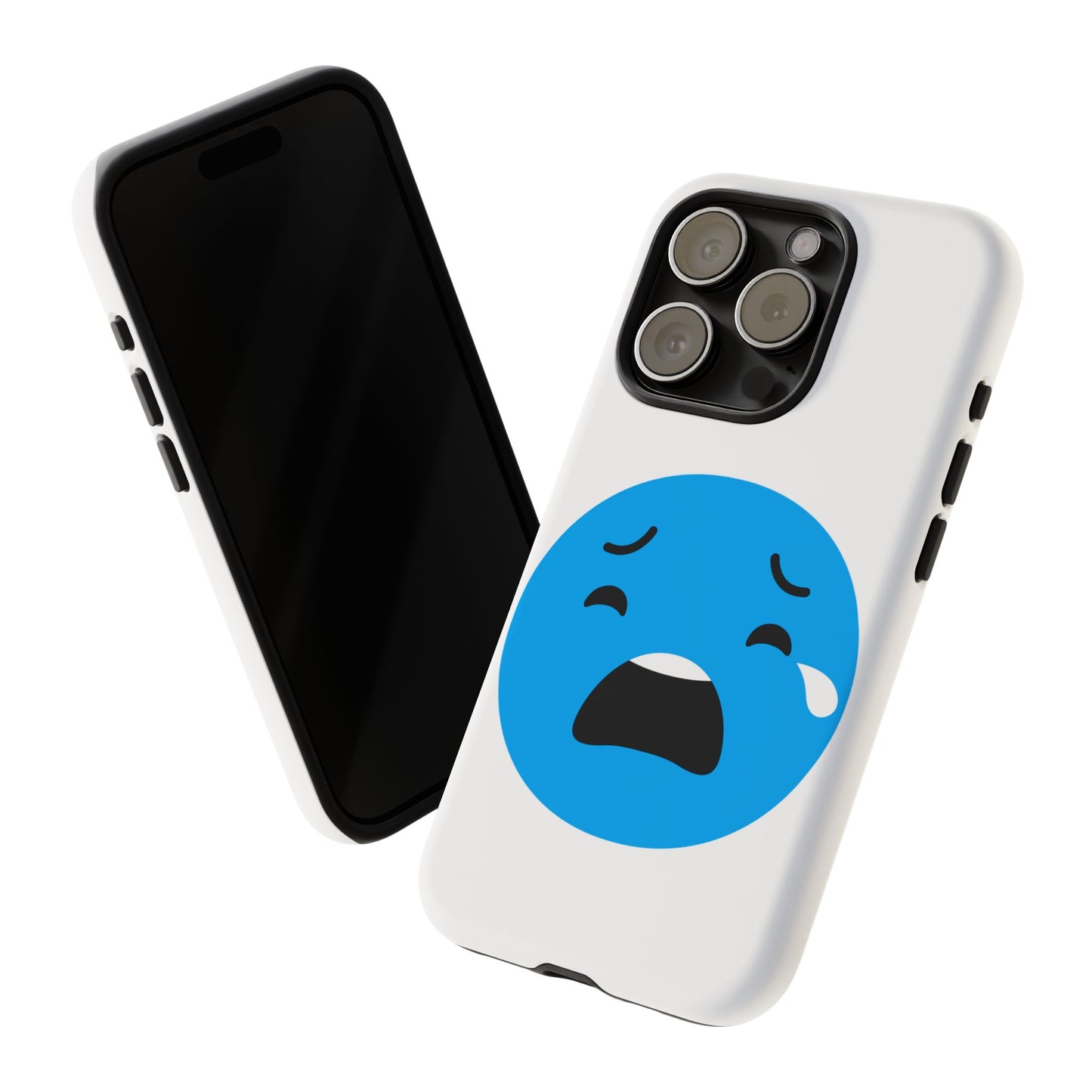 Funny Sad Face Phone Case - Tough and Stylish