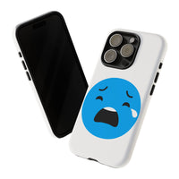 Funny Sad Face Phone Case - Tough and Stylish