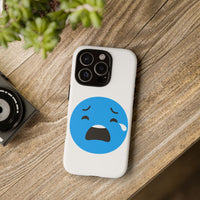 Funny Sad Face Phone Case - Tough and Stylish