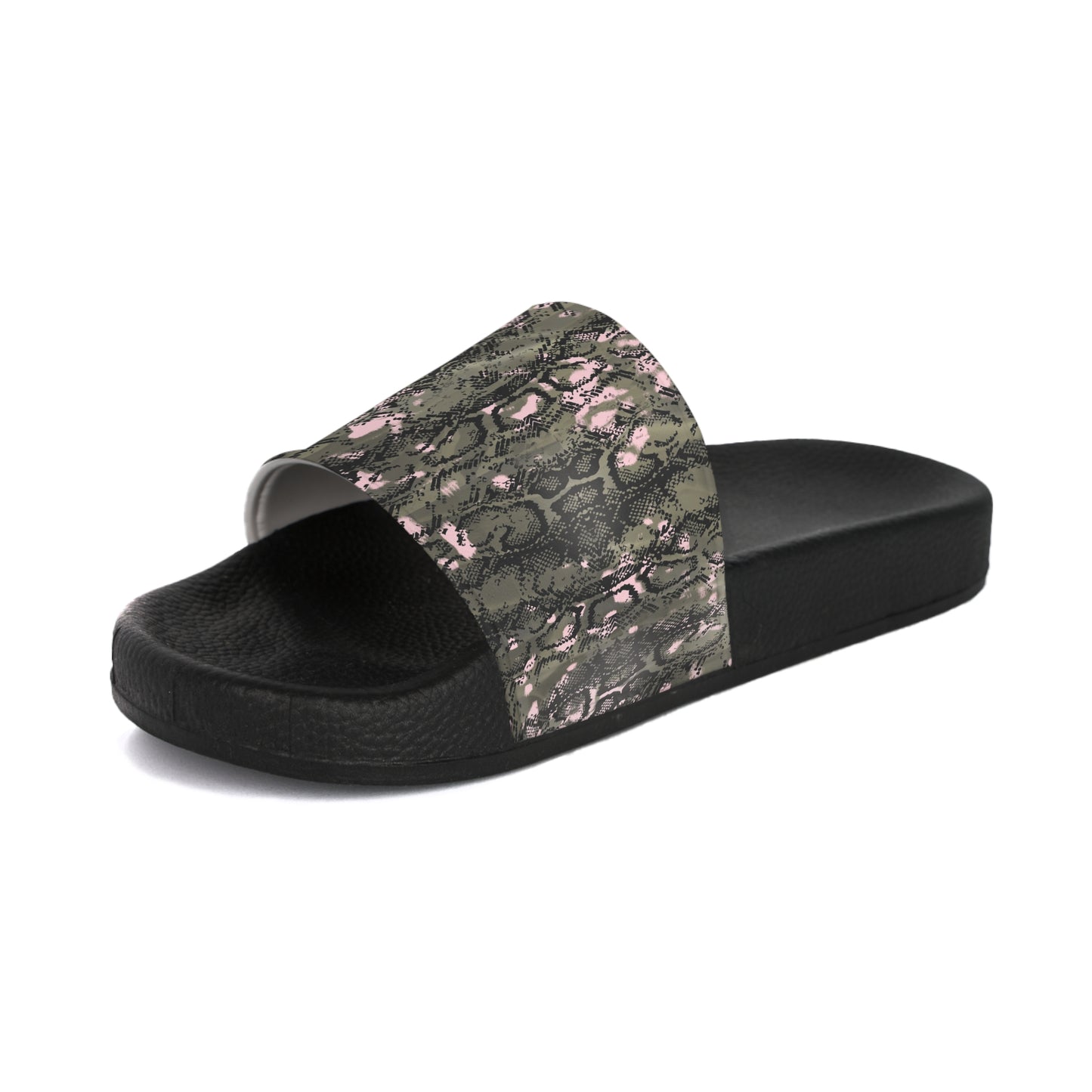 Stylish Python Print Slide Sandals for Women - Perfect for Summer & Casual Outings