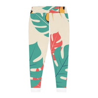 Tropical Plus Size Leggings, Comfortable Activewear, Summer Leggings, Gym Workout, Boho Style
