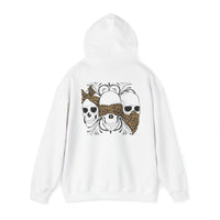 Skull Print Hoodie - Unisex Sweatshirt