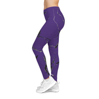 Stylish Women's Leggings - AOP, Colorful Activewear, Casual Fitness Tights, Trendy Workout Pants, Vibrant Yoga Leggings, Everyday