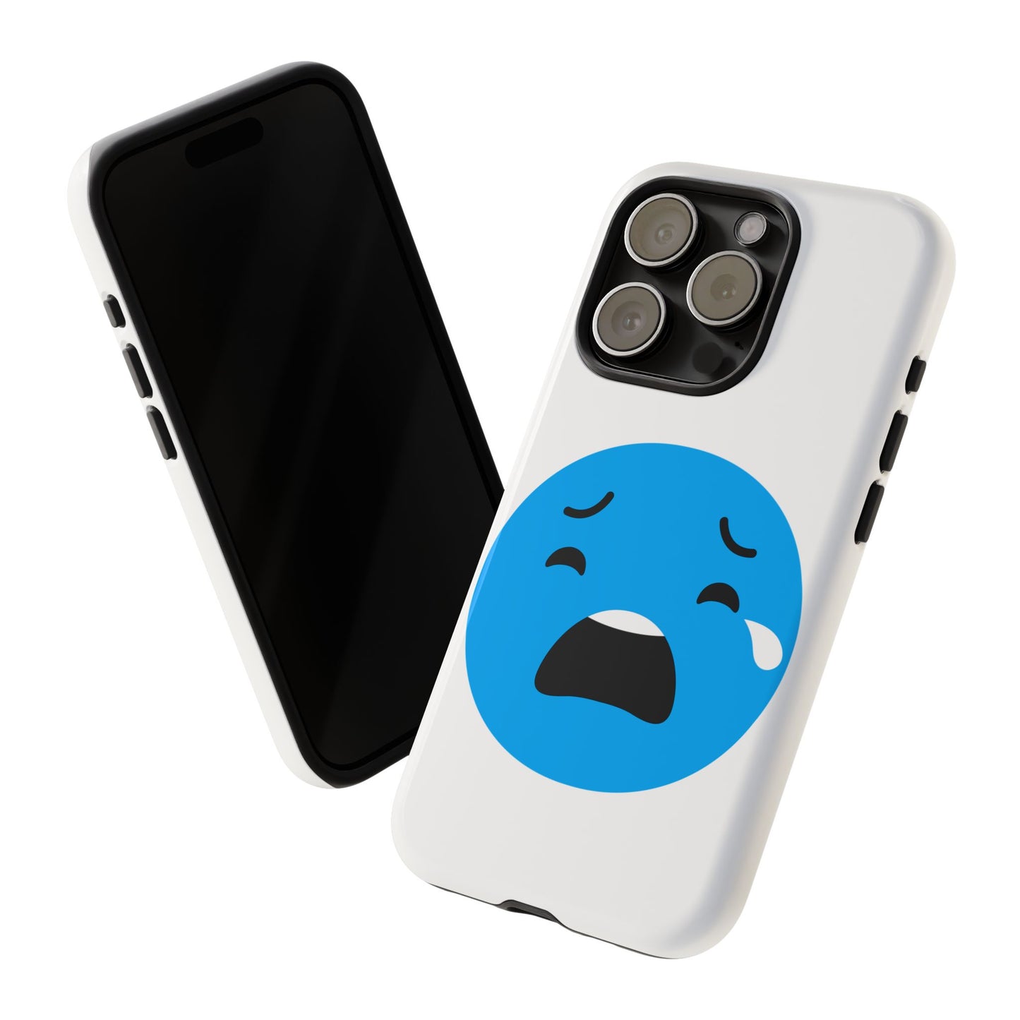 Funny Sad Face Phone Case - Tough and Stylish