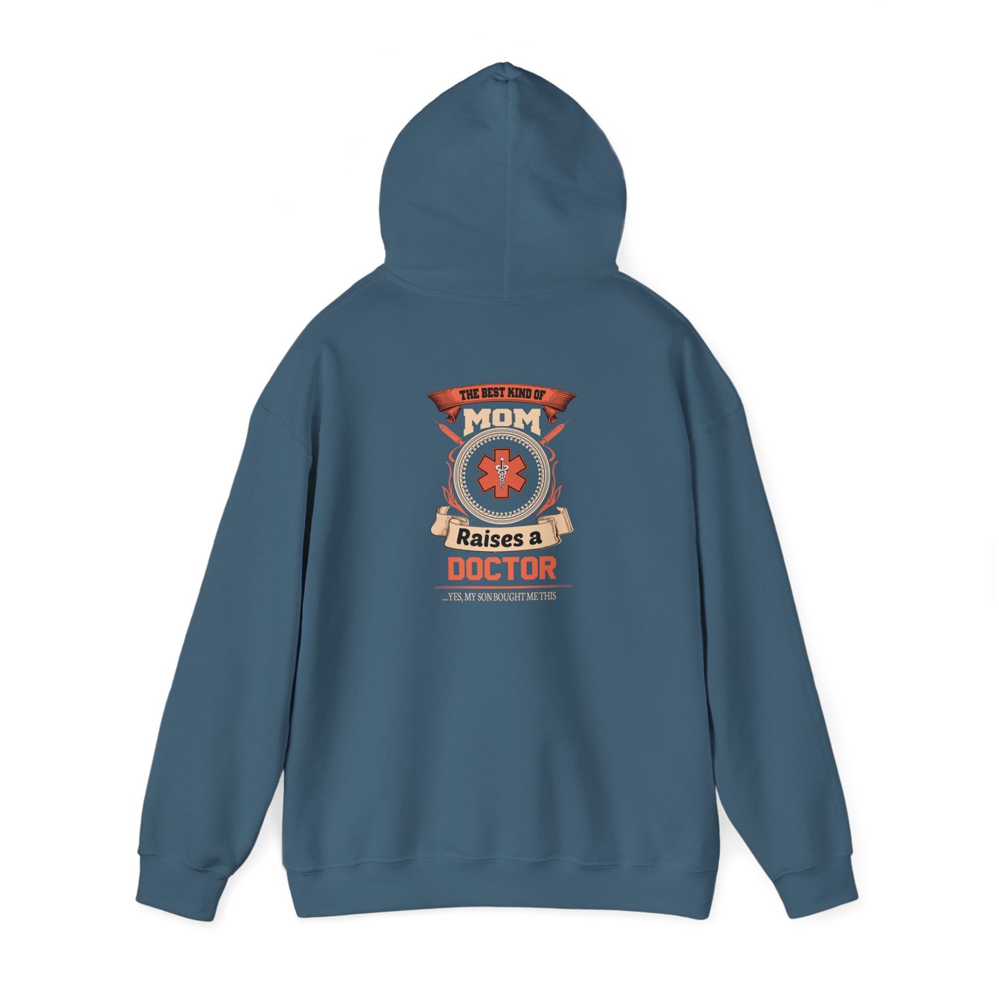 Mom Raises a Doctor Hooded Sweatshirt - Unisex Heavy Blend™