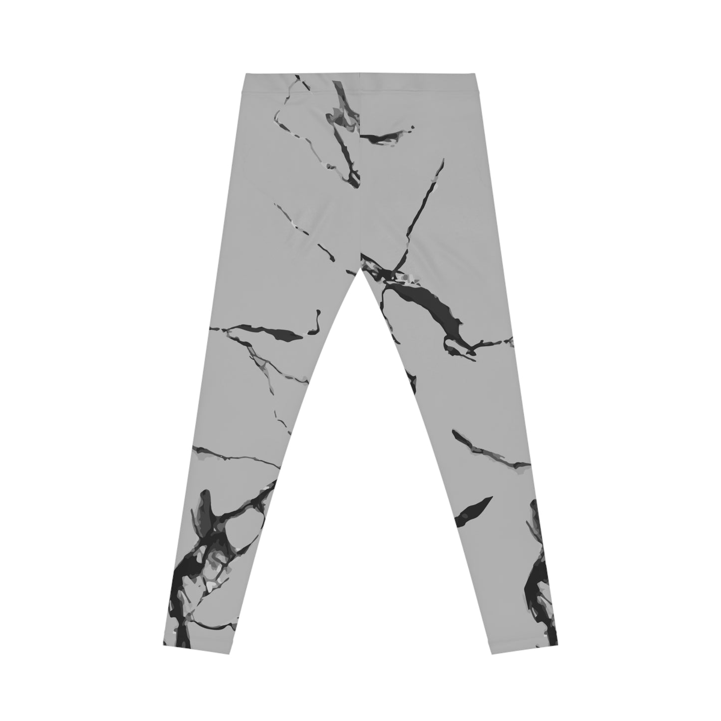 Marble Print Women's Casual Leggings, Stylish Athleisure Pants, Yoga, Workout, Travel, Everyday Wear