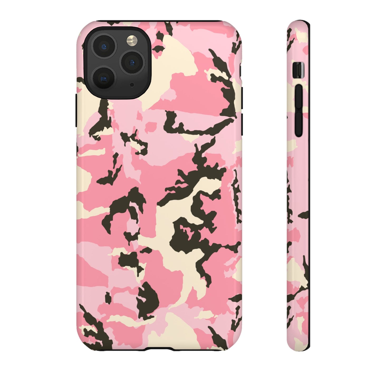 Stylish Pink Camouflage Phone Case – Tough Cases for Trendsetters