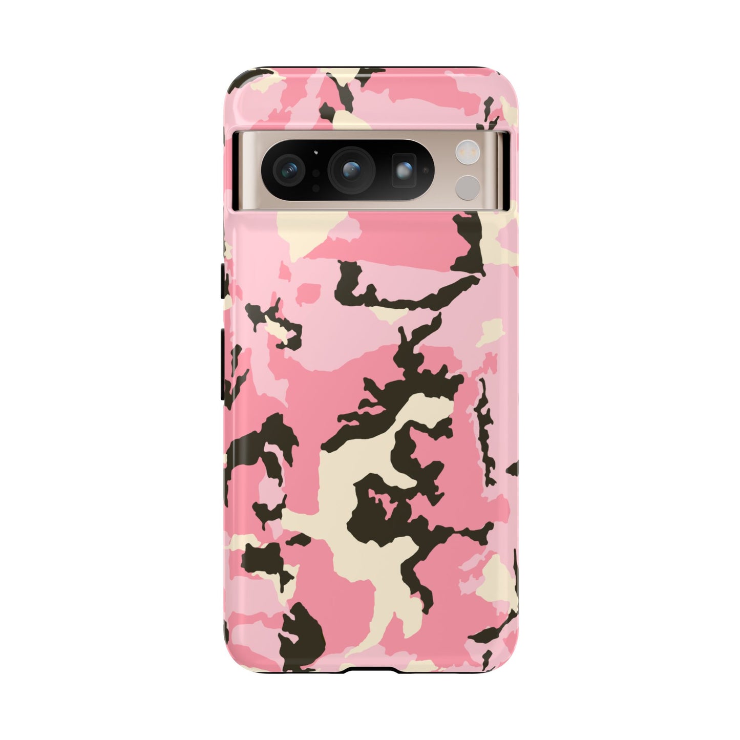Stylish Tough Phone Case – Pink Camo Design for Bold Protection  Make a statement while keeping your phone safe with this eye-catching pink camouflage case that blends fashion with durability.