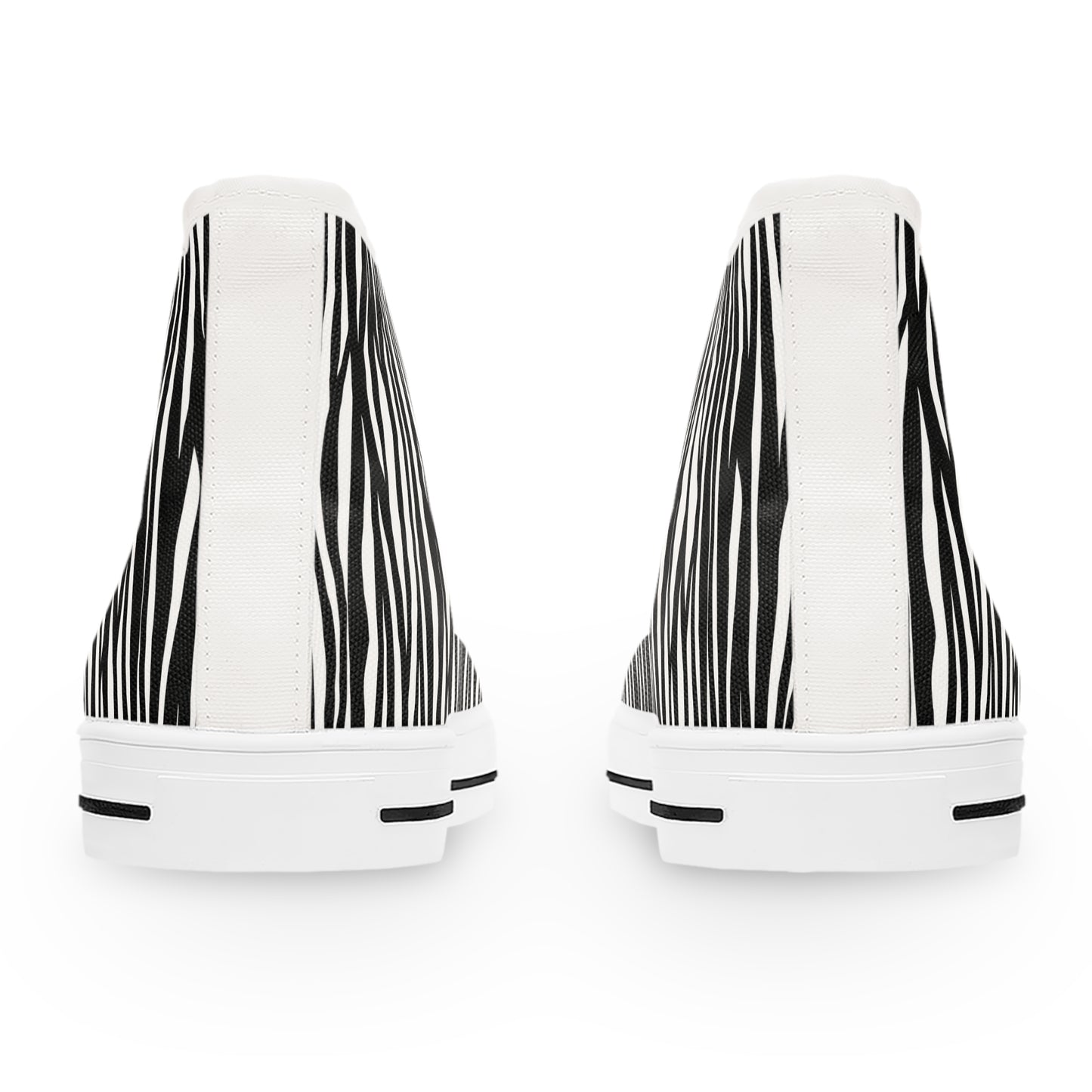 Chic Zebra Print High Top Sneakers for Women