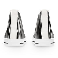 Chic Zebra Print High Top Sneakers for Women