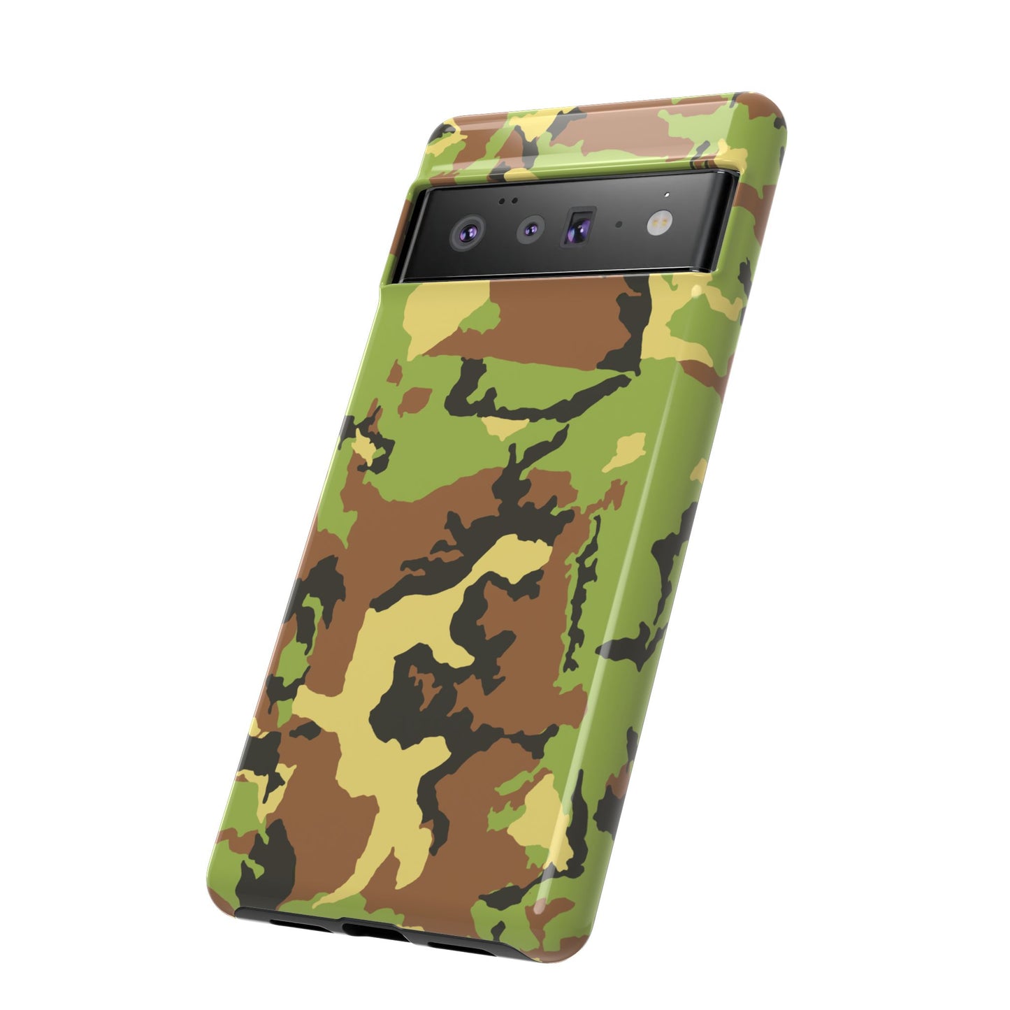 Camo Tough Phone Case - Durable Military Style Cover for Adventure Lovers