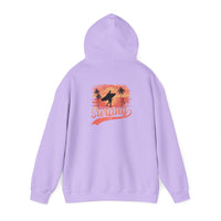 Surfing Vibes Hooded Sweatshirt, Beachwear, Gift for Surfers, Summer Fashion, Casual Wear, Coastal Style