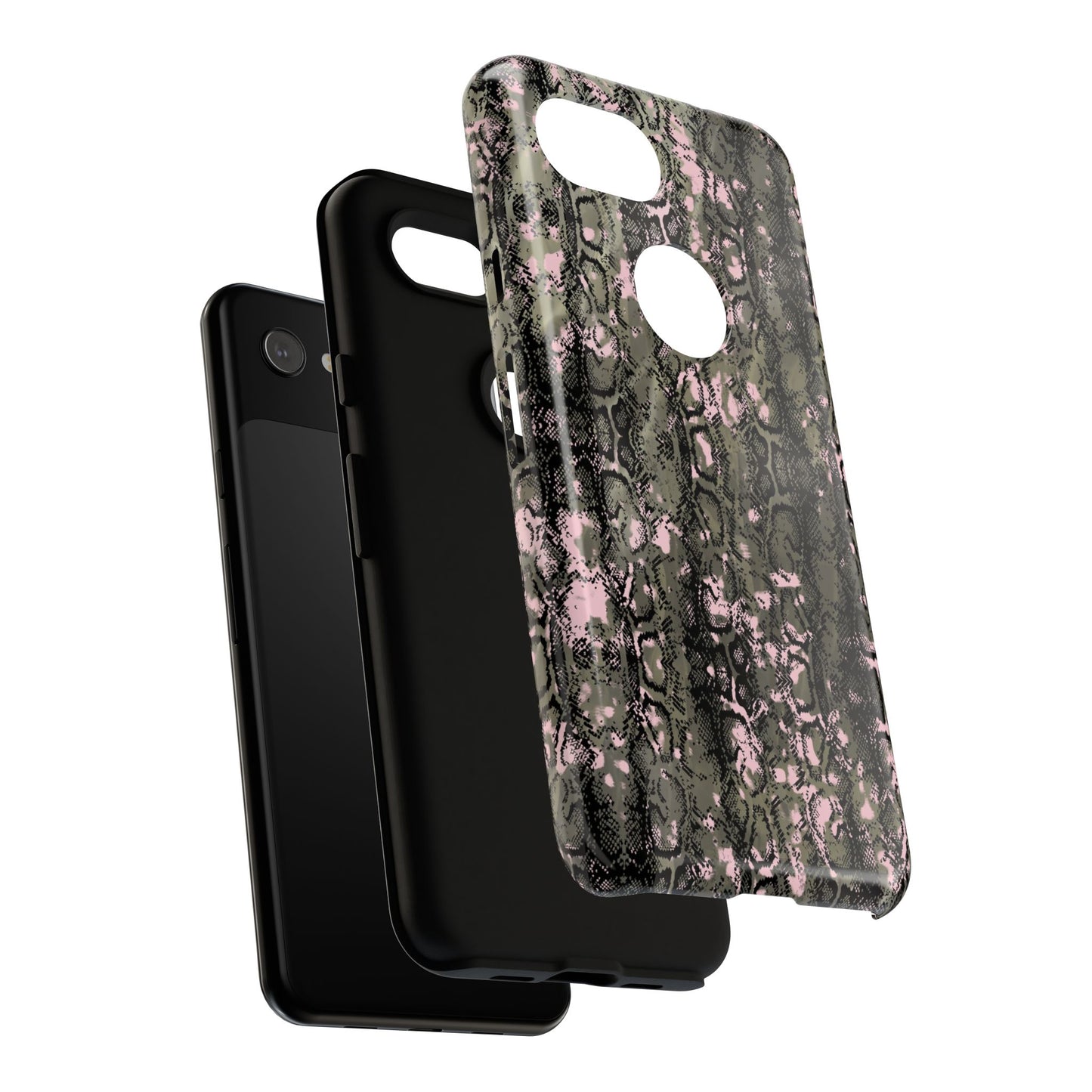 Stylish Snake Print Phone Case for Tough Protection