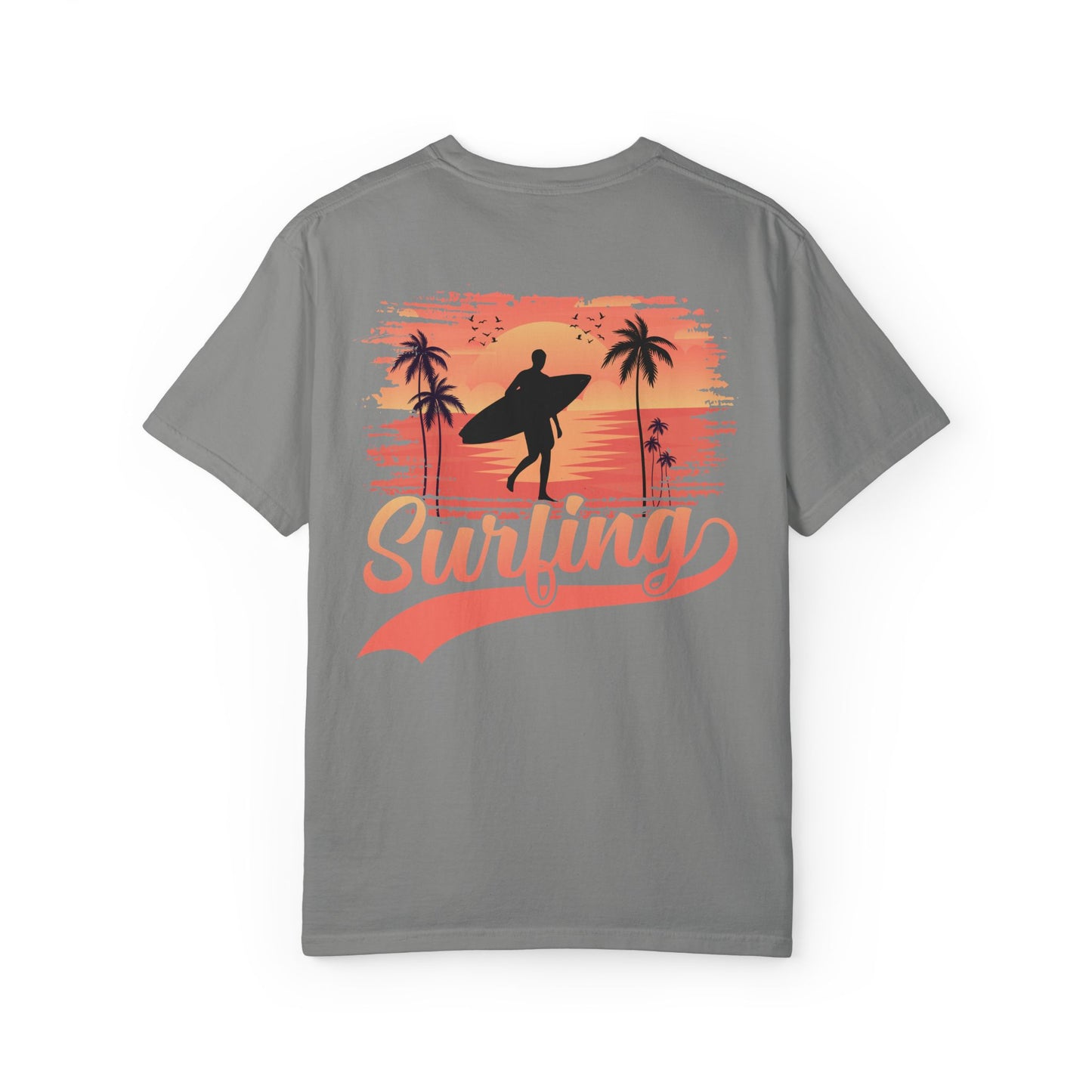 Surfing Paradise Unisex T-Shirt, Casual Beach Wear, Summer Vibes, Gift for Surfers, Vacation Outfit